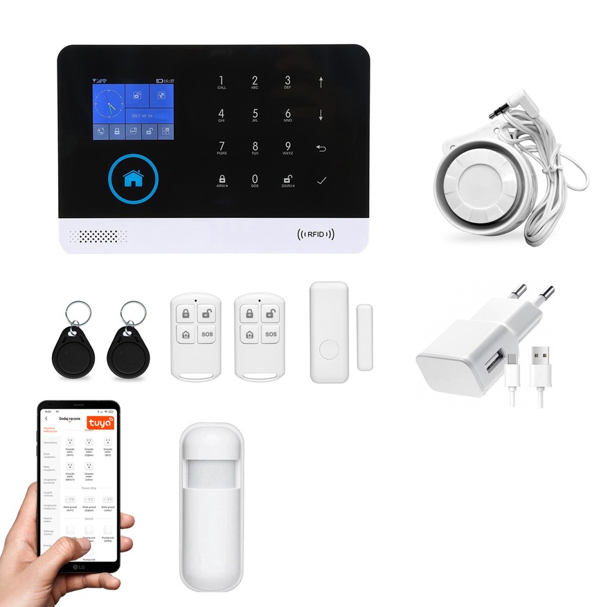 bezdrôtový-alarm-set